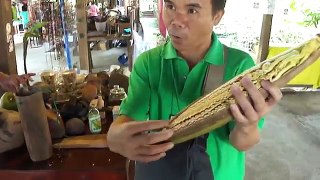 Thailand-Making coconut sugar