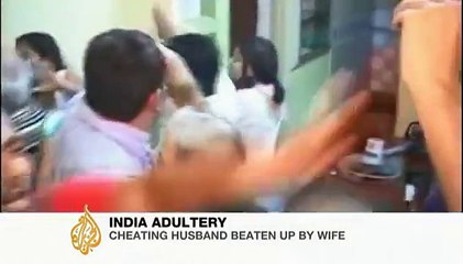 Punishment of Love Wife Beat husband For Affair with girl