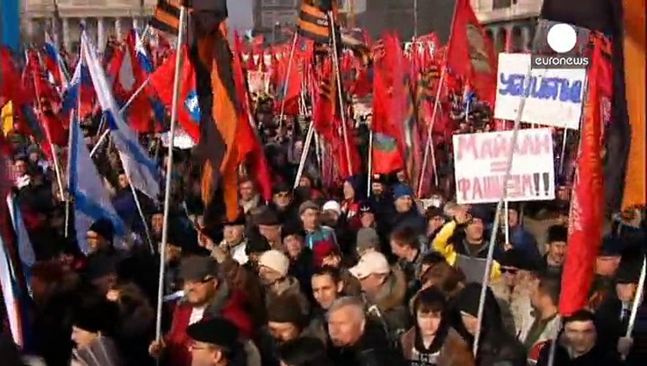 Massendemonstration in moskau: gegen den majdan – für putin