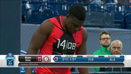 Blake Sims runs the 40