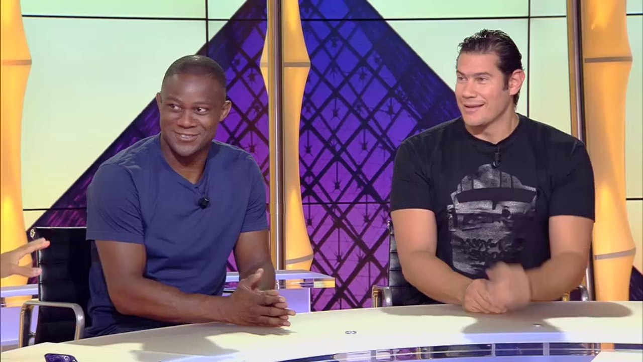 Vincent Parisi Coach Mélonin Noumonvi Champion du monde de Lutte Gréco-Romaine 2014 au Jet Kune Do.