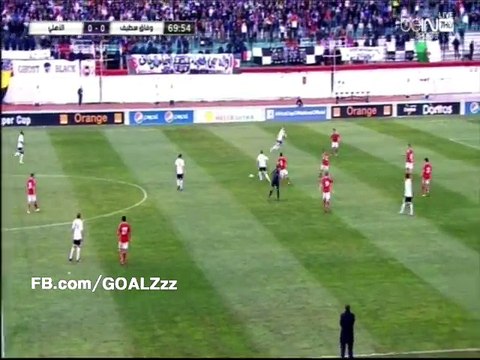هدف الوفاق سطيف الأول ضد الاهلي المصري في كاس السوبر عن طريق عبد المالك زياية تعليق عصام الشوالي