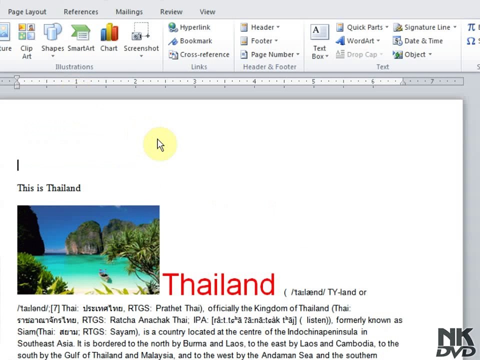 Lesson # 53 Headers and Footers Customize