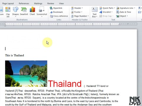 Lesson # 53 Headers and Footers Customize