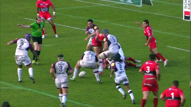 TOP14 - Bordeaux-Toulon: Essai 1 Metuisela Talebula (BOR) - J18 - Saison 2014/2015