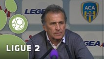 Conférence de presse AC Arles Avignon - Stade Brestois 29 (1-0) : Victor ZVUNKA (ACA) - Alex  DUPONT (SB29) - 2014/2015