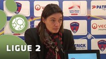 Conférence de presse Clermont Foot - US Créteil-Lusitanos (1-0) : Corinne DIACRE (CF63) - Thierry FROGER (USCL) - 2014/2015
