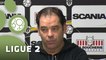 Conférence de presse Angers SCO - Stade Lavallois (2-0) : Stéphane MOULIN (SCO) - Denis ZANKO (LAVAL) - 2014/2015