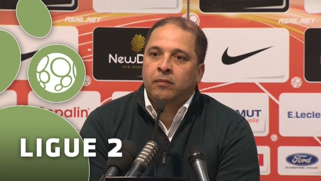 Conférence de presse AS Nancy-Lorraine - Châteauroux (6-0) : Pablo CORREA (ASNL) - (LBC) - 2014/2015