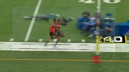 Brett Hundley vs. Cam Newton simulcam