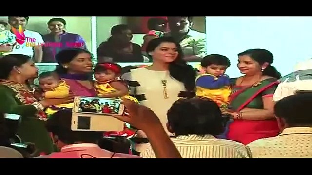 Kajol Spotted At The Huggies Priceless Mobile Campaign