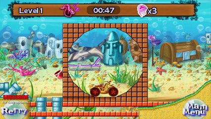 Spongebob squarepants game - Spongebob On ATV vehicle racing game - Free  games online