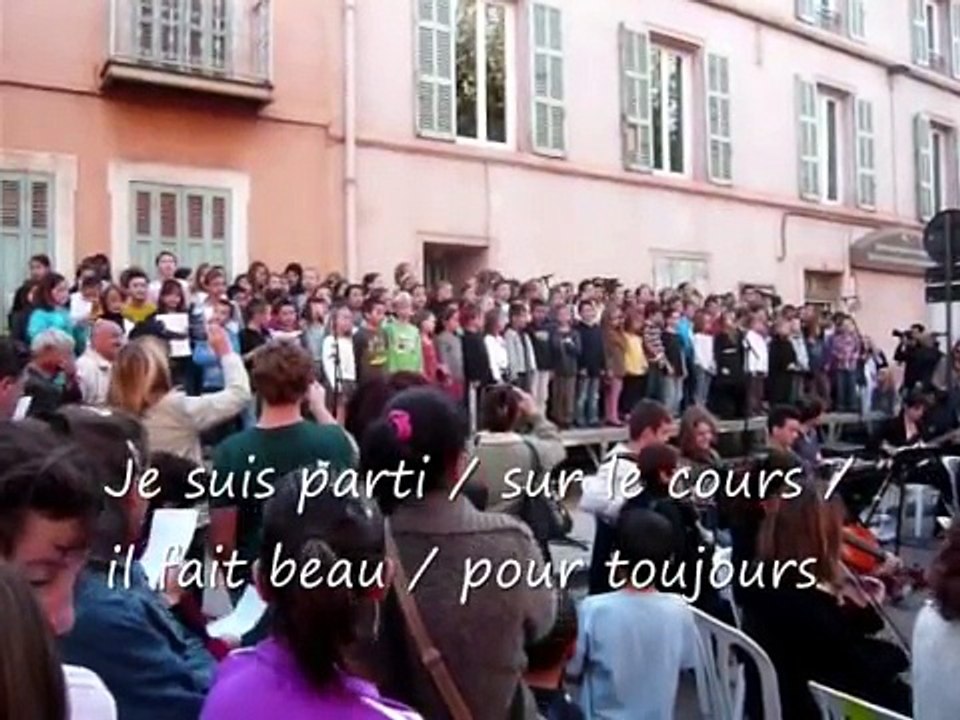 Sur le cours de Gardanne - CM2 Lucie Aubrac 2012