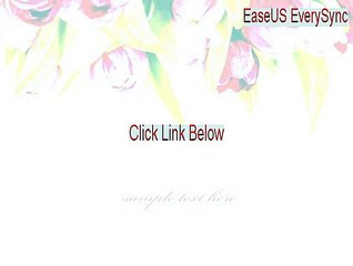 EaseUS EverySync Download Free - Instant Download [2015]