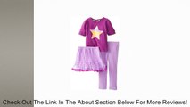 Kids Headquarters Baby-Girls Infant Top with Start Lilac Skirt and Striped Legging, Purple, 12 Months Review