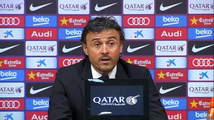 Luis Enrique: "Este resultado nos hace daño; la derrota puede ser merecida"