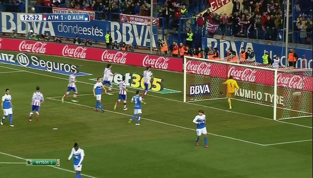 Goal Mandzukic M. (Penalty) - Atl. Madrid 1 - 0 Almeria - Primera Division - 21/02/2015