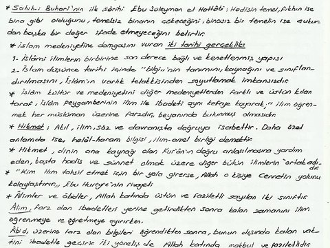 İLH2006 05.Ünite ErolBalcı - HADİS Ders Notları Hadislerde İlim ve Amel İlişkisi