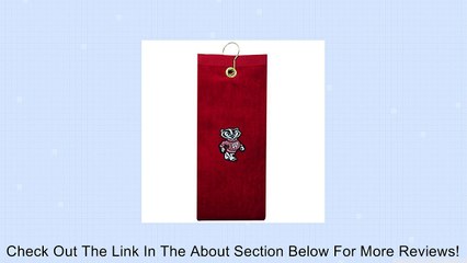 Wisconsin Badgers Embroidered Towel from Team Golf Review