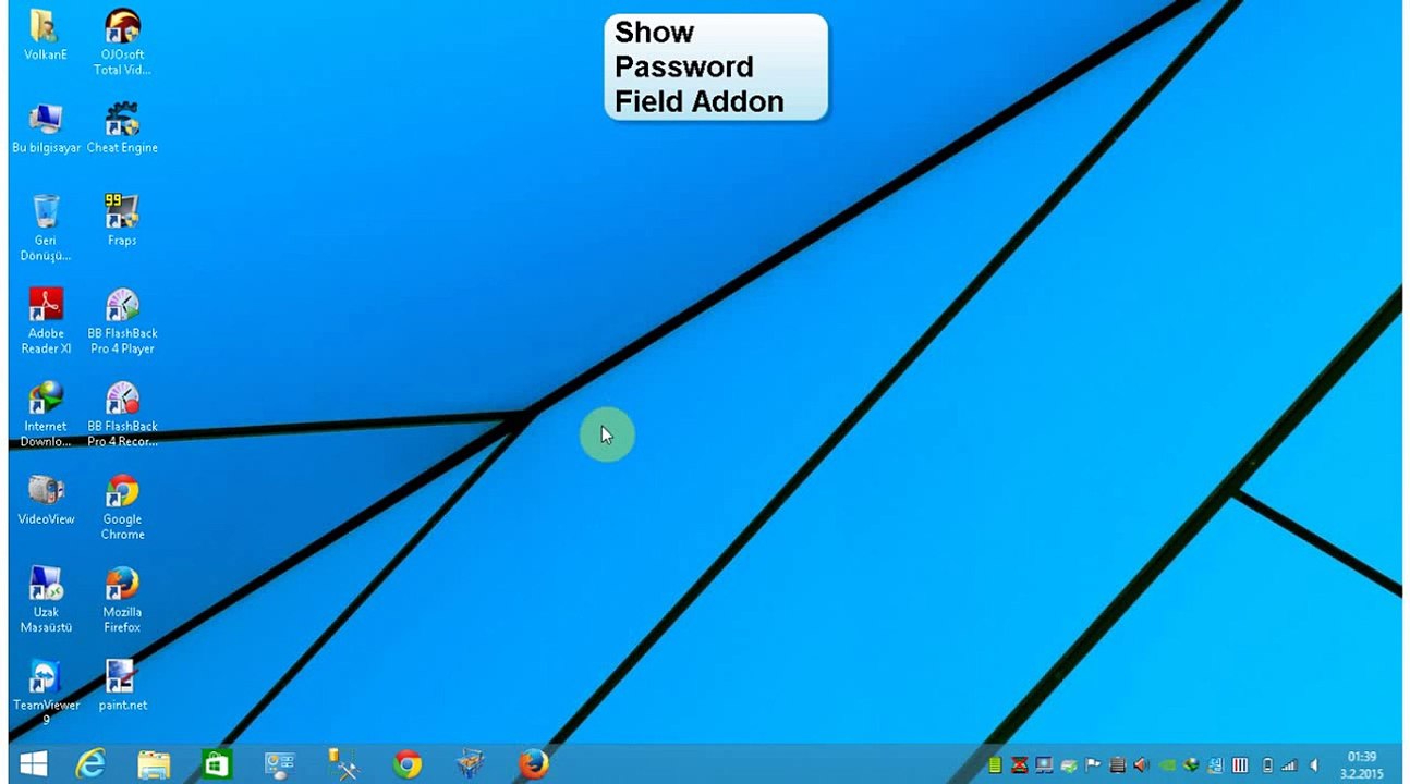 Show Password Field Addon For Firefox