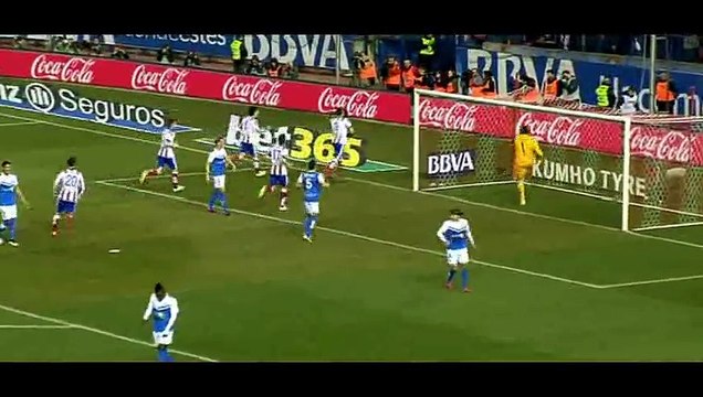 Atl. Madrid 1-0 Almeria - Goal Mandzukic (Penalty) - 21-02-2015