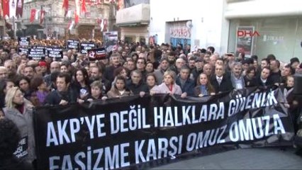 Beyoğlu'nda "İç Güvenlik Yasa Tasarısı" Protestosu