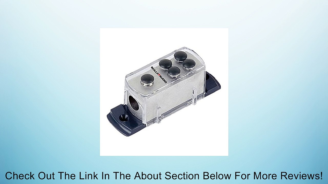 Bullz Audio (BGDB1248P) Platinum Power/Ground Distribution Block Review