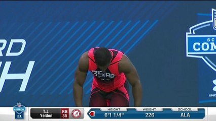 T.J. Yeldon runs the 40