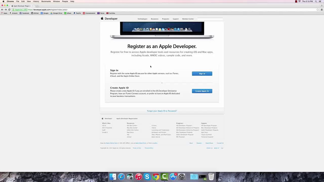 ---iOS Development with Swift Tutorial - 1 - Apple Developer Registration - YouTube