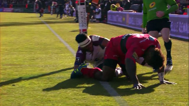 TOP14 - Bordeaux-Toulon: Essai 2 Metuisela Talebula (BOR) - J18 - Saison 2014/2015