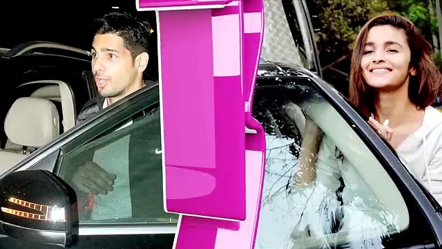 Lovebirds Alia Bhatt and Sidharth Malhotra spotted shooting together