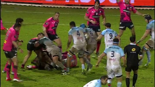 TOP14 - Bayonne-Stade Français: Essai Joe Rokocoko (BAY) - J18 - Saison 2014/2015