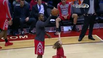 Dwight Howard Entertains Fans During Rain Delay Jokingly Plays 1-on-1 with Young Fan