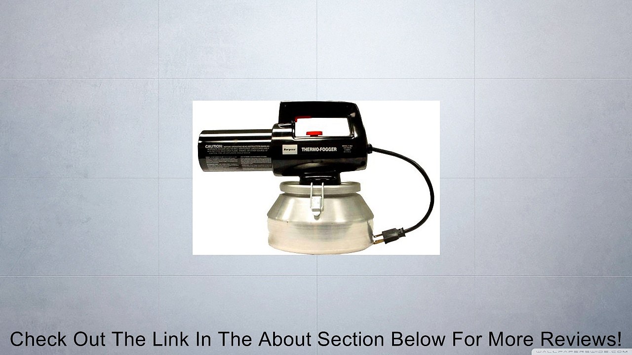 Burgess 16982150 Professional Fogger, 110Volt Review video Dailymotion