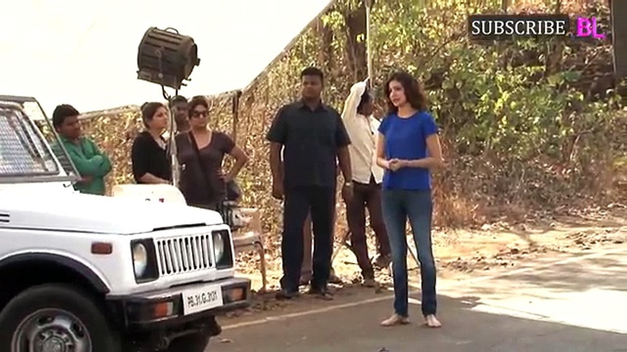 Anushka Sharma on the sets of Savdhaan India