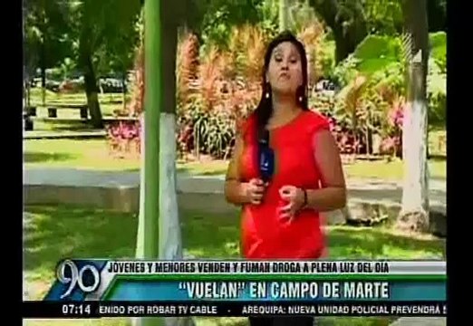 Campo de Marte es usado por jóvenes para fumar marihuana [VIDEO]