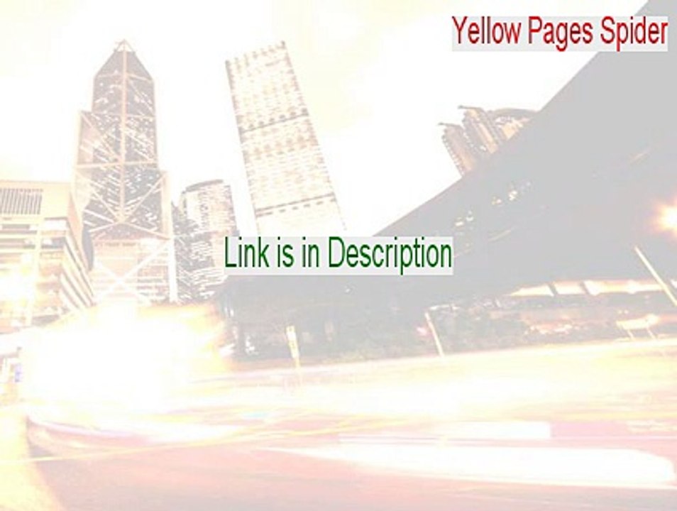 Yellow Pages Spider Keygen - Yellow Pages Spideryellow pages spider (2015)