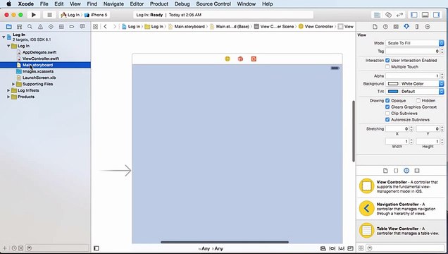 -iOS Development with Swift Tutorial - 12 - Adding a Background Image