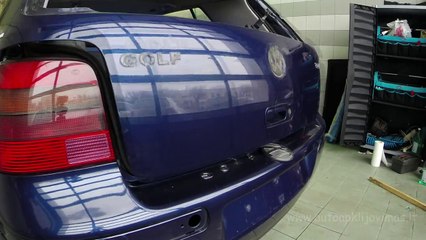 Car wrapping sur une Golf en stop motion