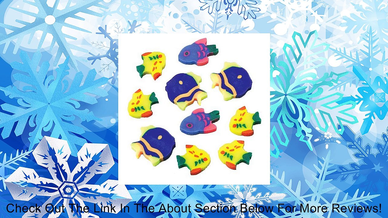 Mini Fish Erasers Review