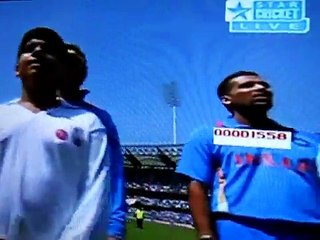 Rithvik and Joe - 2011 cricket world cup final - National Anthem