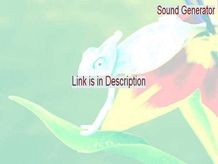 Sound Generator Crack (Download Now)