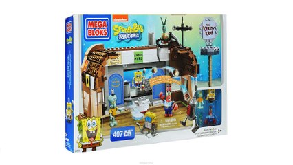 Mega Bloks Набор-конструктор "Губка Боб: Закусочная Красти Крабс", 407 элементов