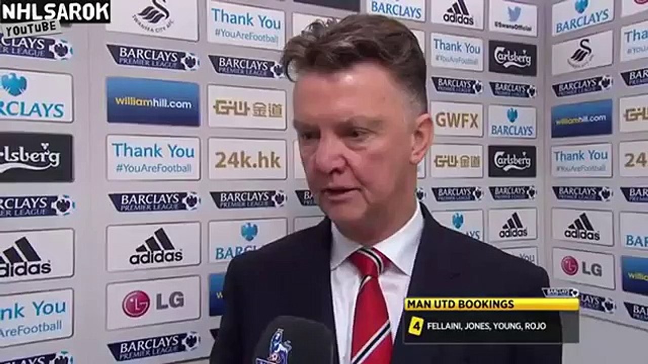 Swansea vs Manchester United 2 - 1 - Louis van Gaal post-match interview