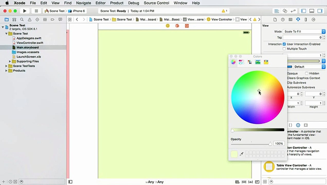 ---iOS Development with Swift Tutorial - 19 - Storyboards and Scenes