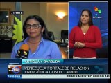 Venezuela y Antigua y Barbuda refuerzan lazos bilaterales