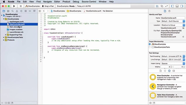 -iOS Development with Swift Tutorial - 23 - Drawing with Core Graphics