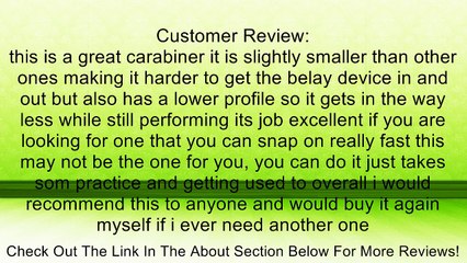 Climb X Viper Screwgate Locking Carabiner Review