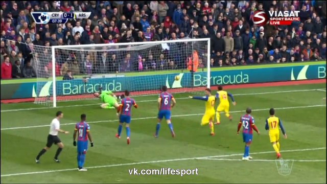 Кристал Пэлас 1_2 Арсенал _Видео обзор Highlights Английская Премьер Лига 2014_15 _ 26-й тур