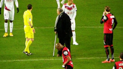 21/02/15 : SRFC-FCGB : coup d'envoi Khennane Mahi